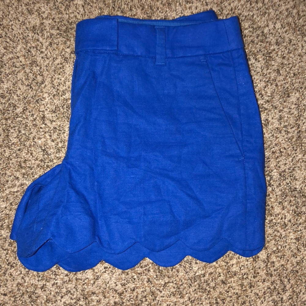 J. Crew women’s scallop hem shorts